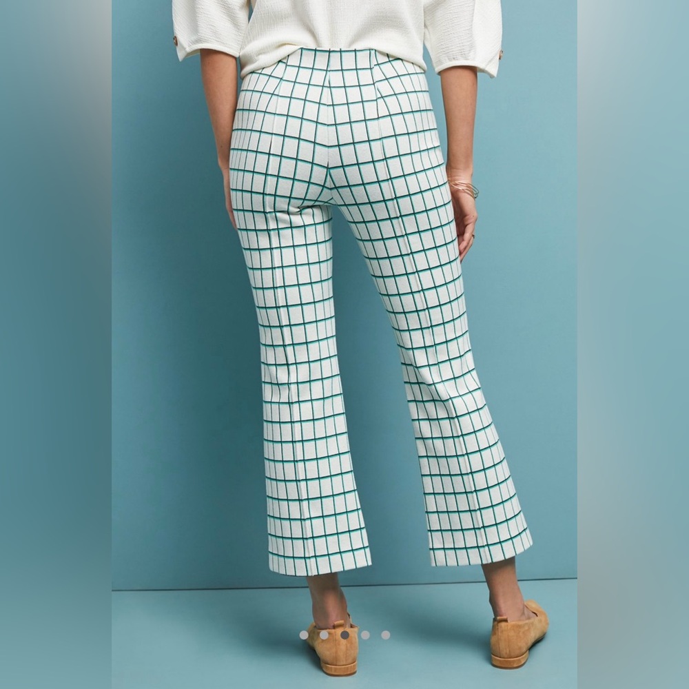 Anthropologie The Essential Cropped Flare Trousers - Picture 4 of 11